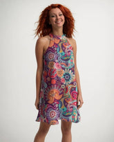 Peex Halter Flare Dress